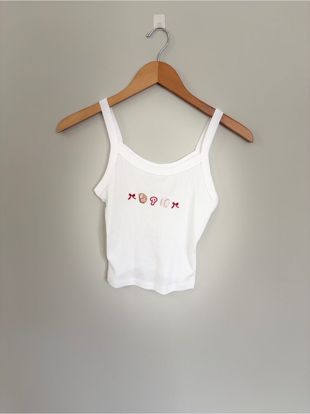 Bella + Canvas Phillies Girls Spaghetti Strap Top